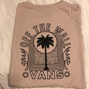 Vans long sleeve tee NWOT